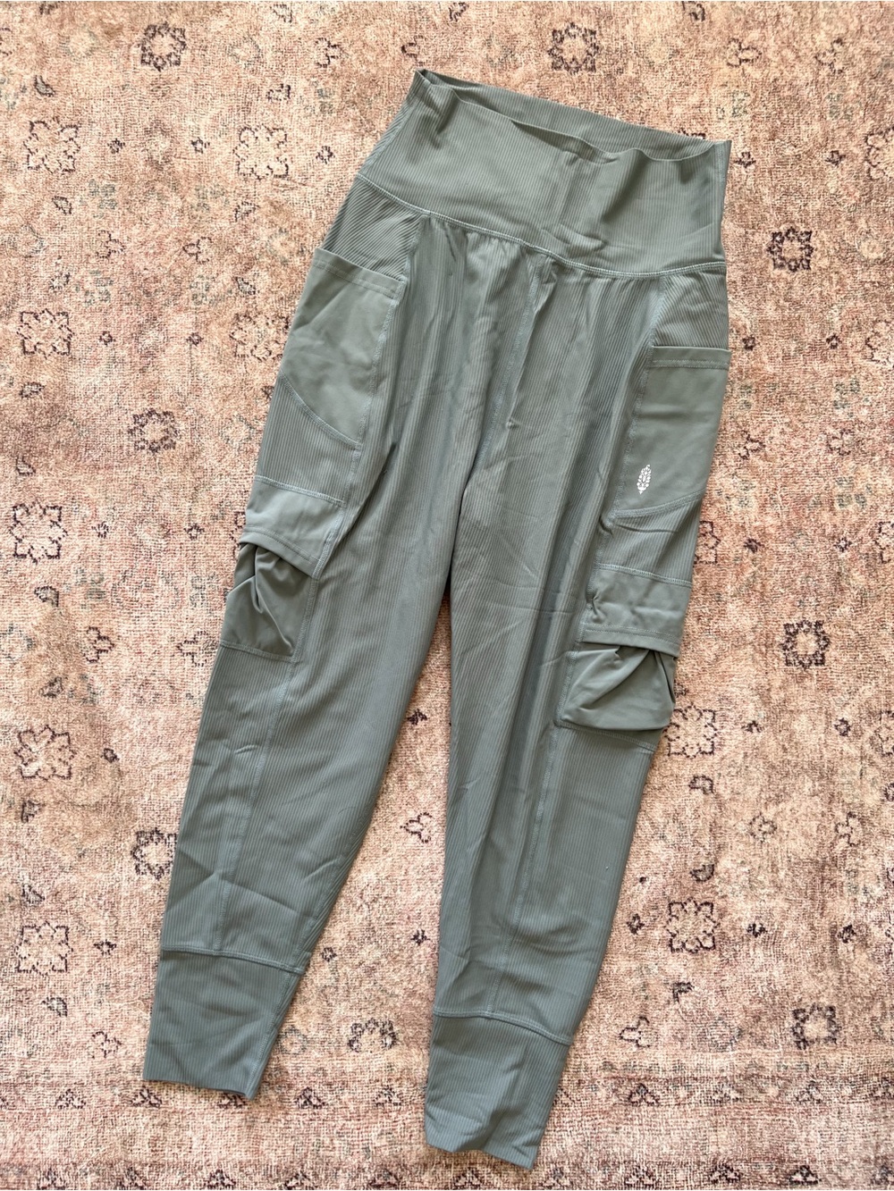 Free People Movement Take a Hike Harem Pants in Stingray